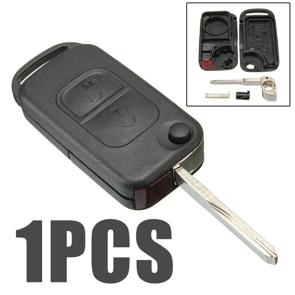 

Useful Durable New Practical Quality Key Fob Key Case Shell 2 Button 60*32*16mm Accessories Folding Replacement