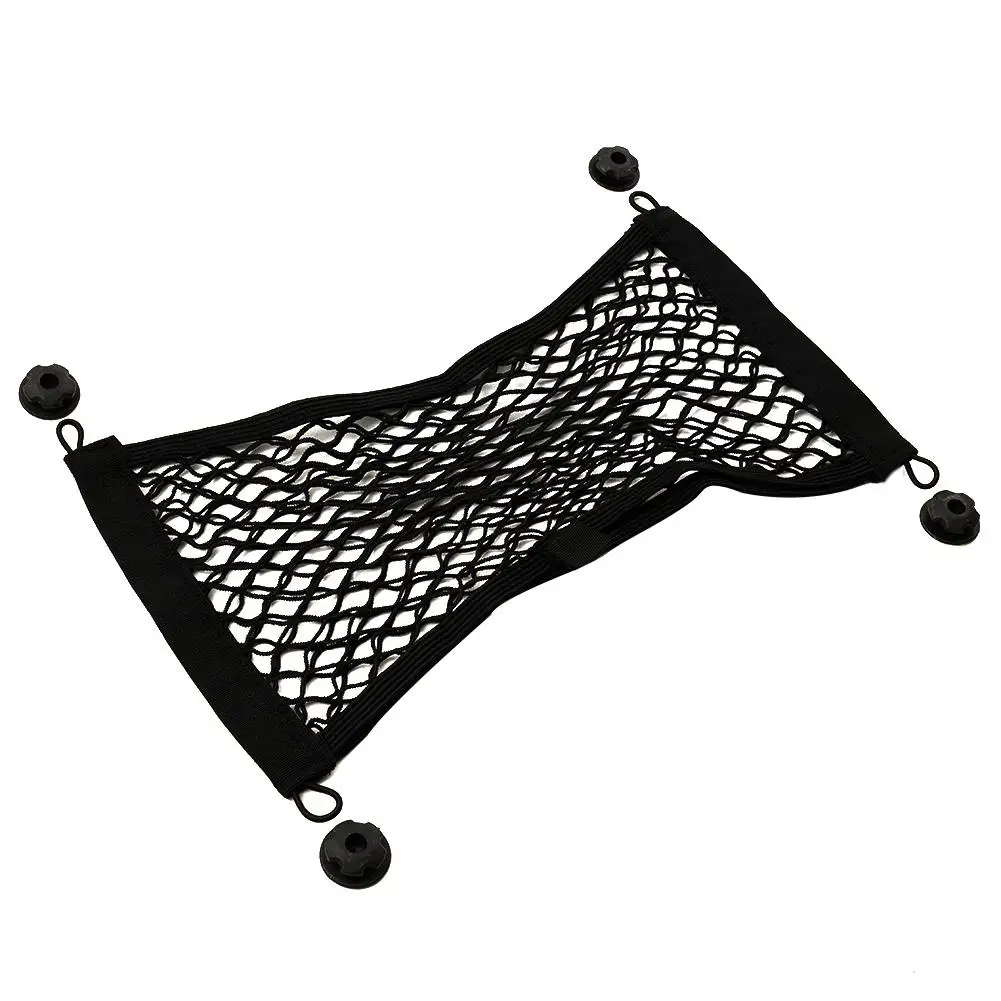 

Car Trunk Luggage Luggage Net Tidy Elastic 2pcs Black Storage Organiser Car Storage Net Cargo Net For Car Luggage
