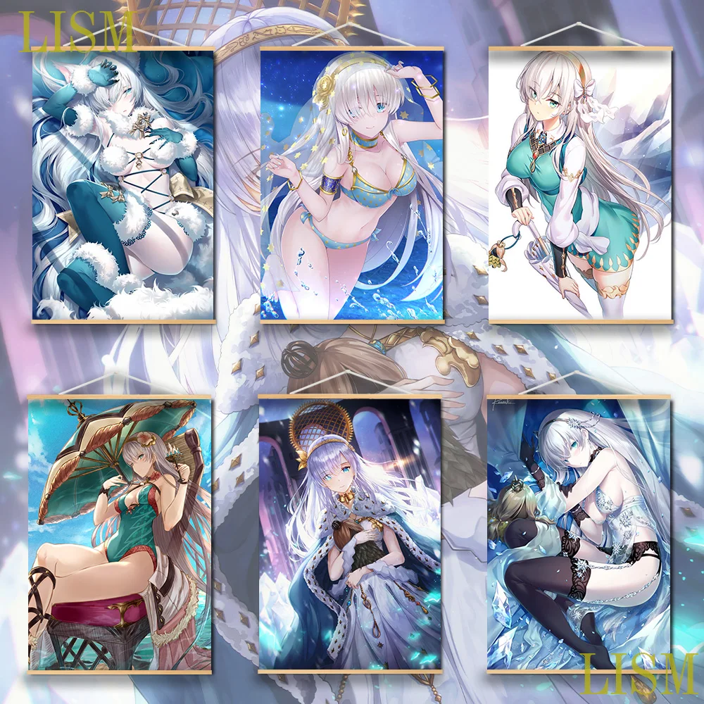 Fate Grand Order Аниме Манга Аниме настенный постер Анастазия Николаевна Романова из массива дерева подвесной свиток с картиной на холсте