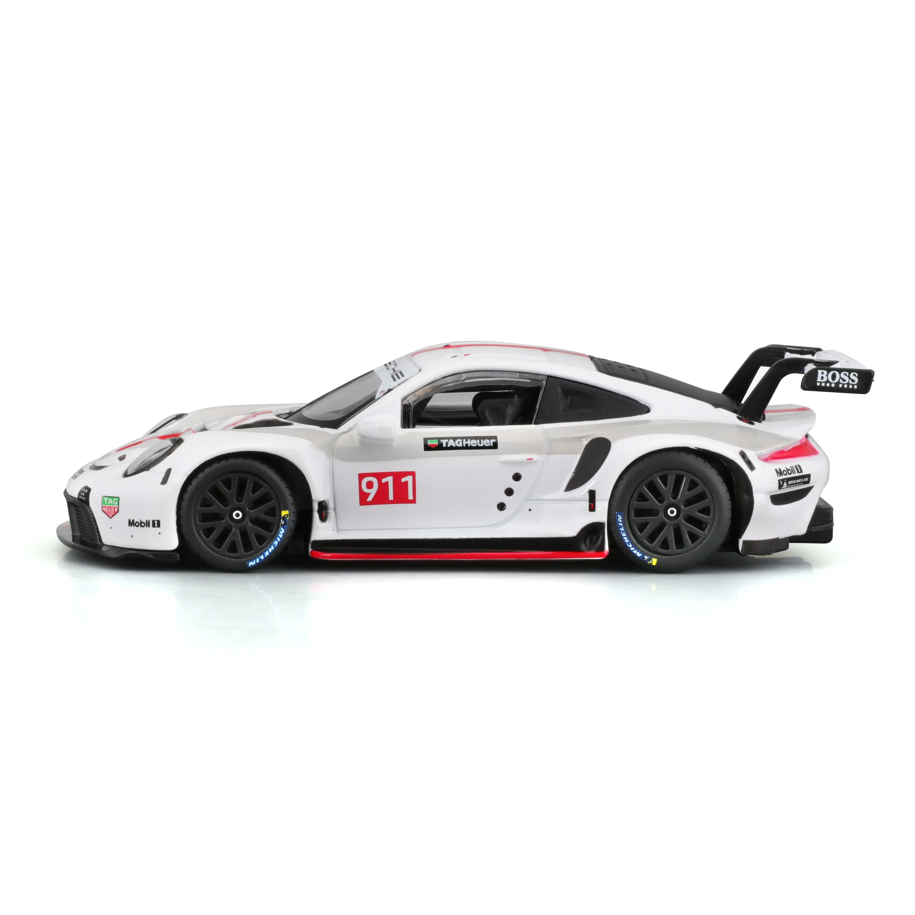 Bburago 1:43 Porsche 911 RSR статические литые автомобили Коллекционная модель гоночного