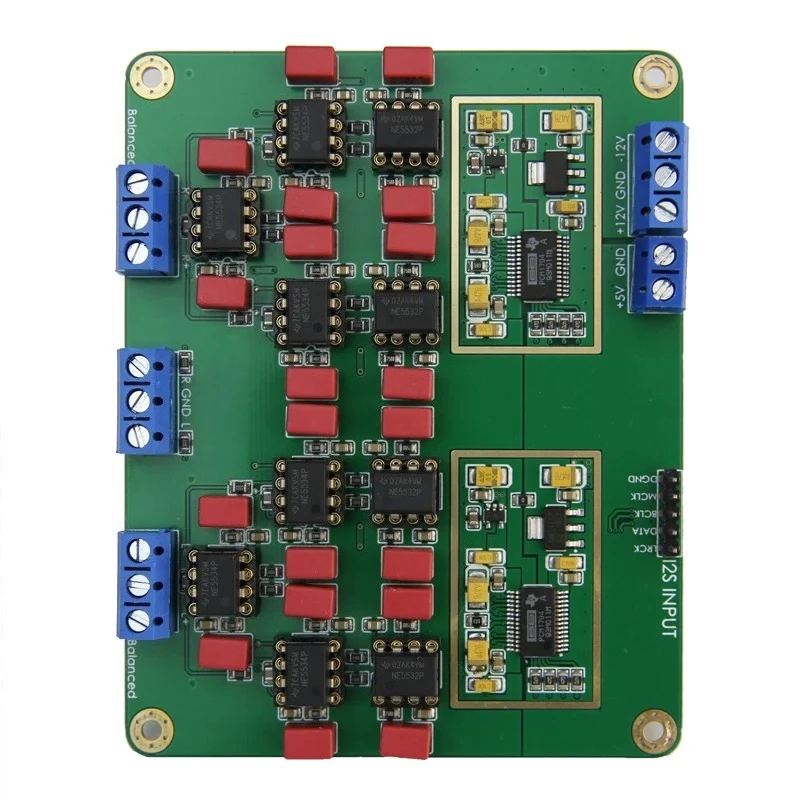 Плата декодера HiFi с параллельным интерфейсом PCM1794A, основная плата ЦАП, 24 бит, 192 кГц, версия V2 с позолоченными контактами, PCM1794 (art.: 3920dc5cd6de7) - 3920dc5cd6de7