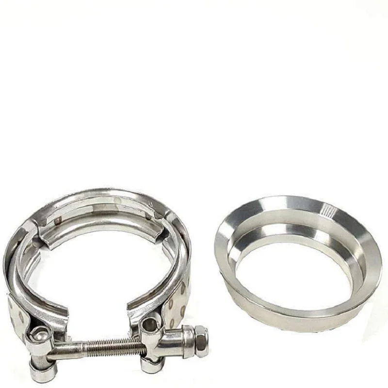 От 3 до 5 дюйма 304S Комплект фланцевых зажимов для выхлопных газов V-образный зажим 4