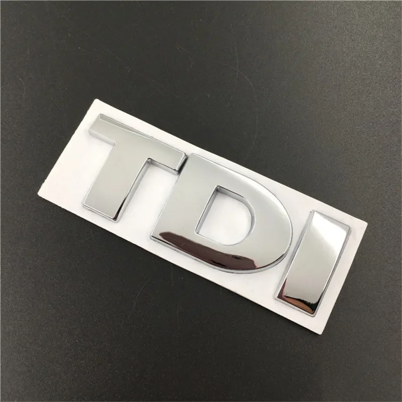 

Металлическая Эмблема кузова автомобиля с логотипом TDI, значок, наклейка на задний багажник для Volkswagen VW Lavida Golf ПАССАТ шаран Jetta Touareg Tiguan Polo