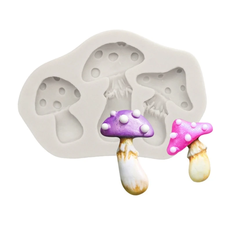 

Mushroom Silicone Mold Mushroom Cake Mold Vegetable Fudge Candy Mold Chocolate Ice Block French Dessert Cake Decorations