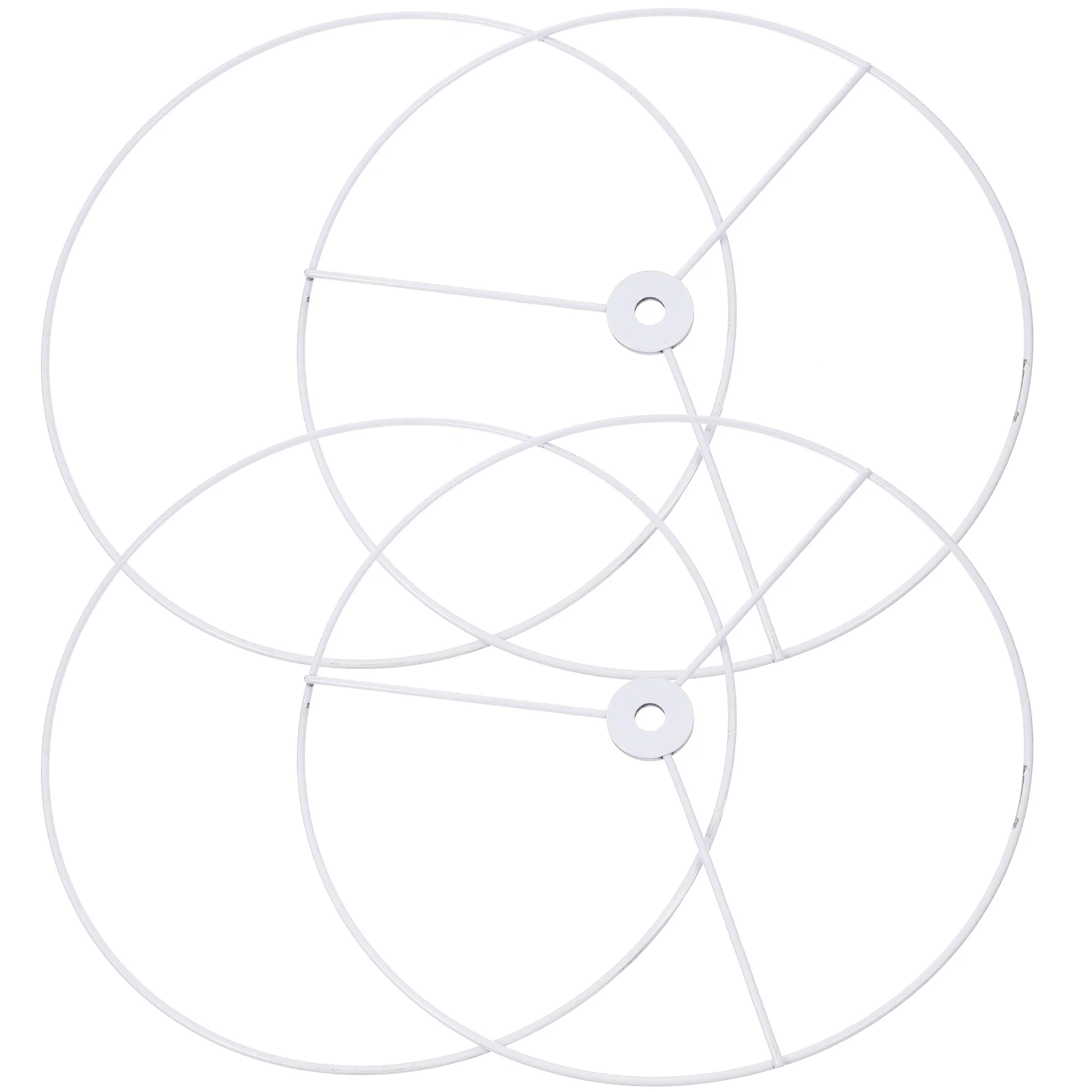 

2 Sets Vintage Frames Lampshade Spider Ring Light Stand Lampshade Fitting Ring Iron Decorative Lamp Shade Metal Light Cage Guard