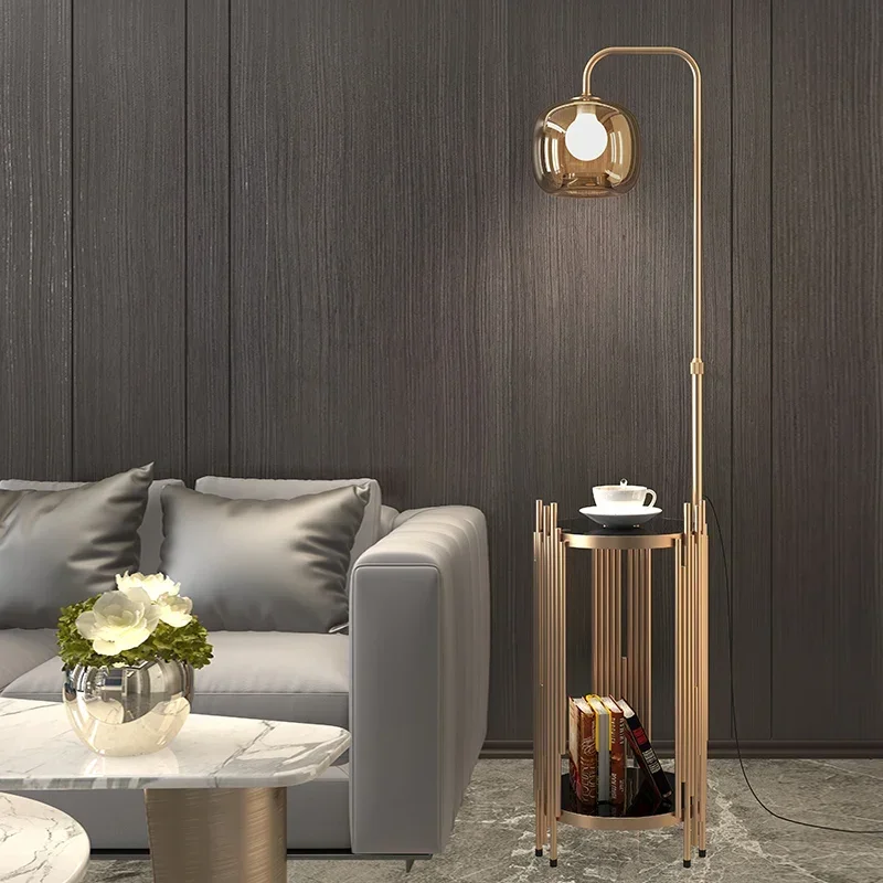 

Floor Lamp Living Room Bedroom Bedside Nordic Light Luxury Creative Sofa Edge Decorative Decoration Coffee Table