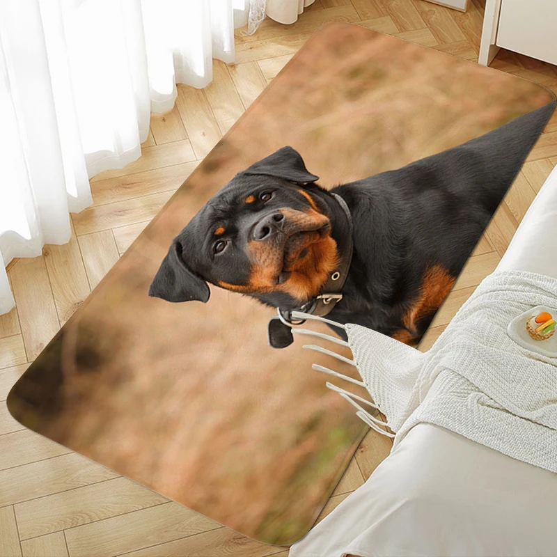 Кухонные коврики-беговые дорожки Rottweiler коврик для входной двери ковер гостиной
