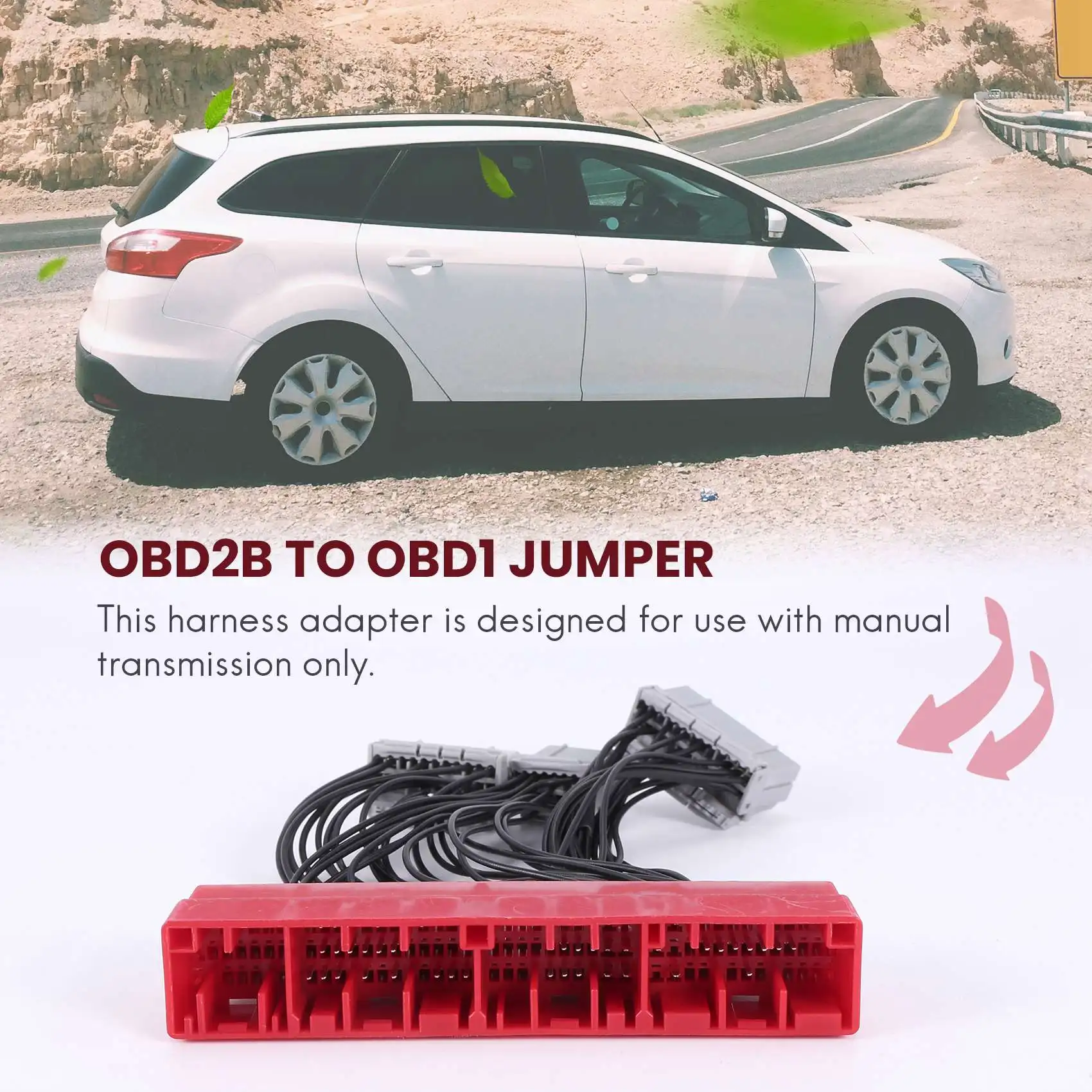 Линия адаптера жгута проводов преобразования ЭБУ Obd2B в Obd1 для Honda Civic 1999-2000 гг.