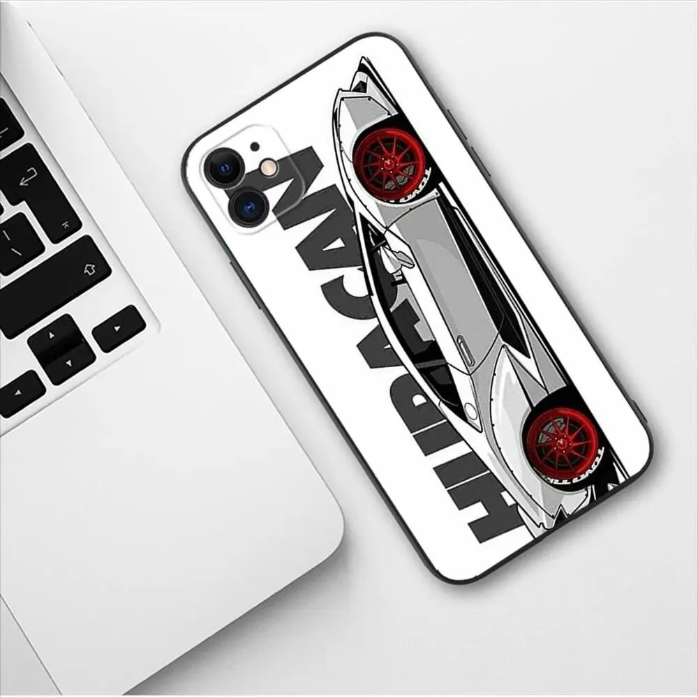 Japan JDM Nissan Sports Car Phone Case For Apple IPhone 13 12 11 14 Pro Max Mini SE XR X XS  Max 6 6S 8 7 plus TPU Fashion Cover