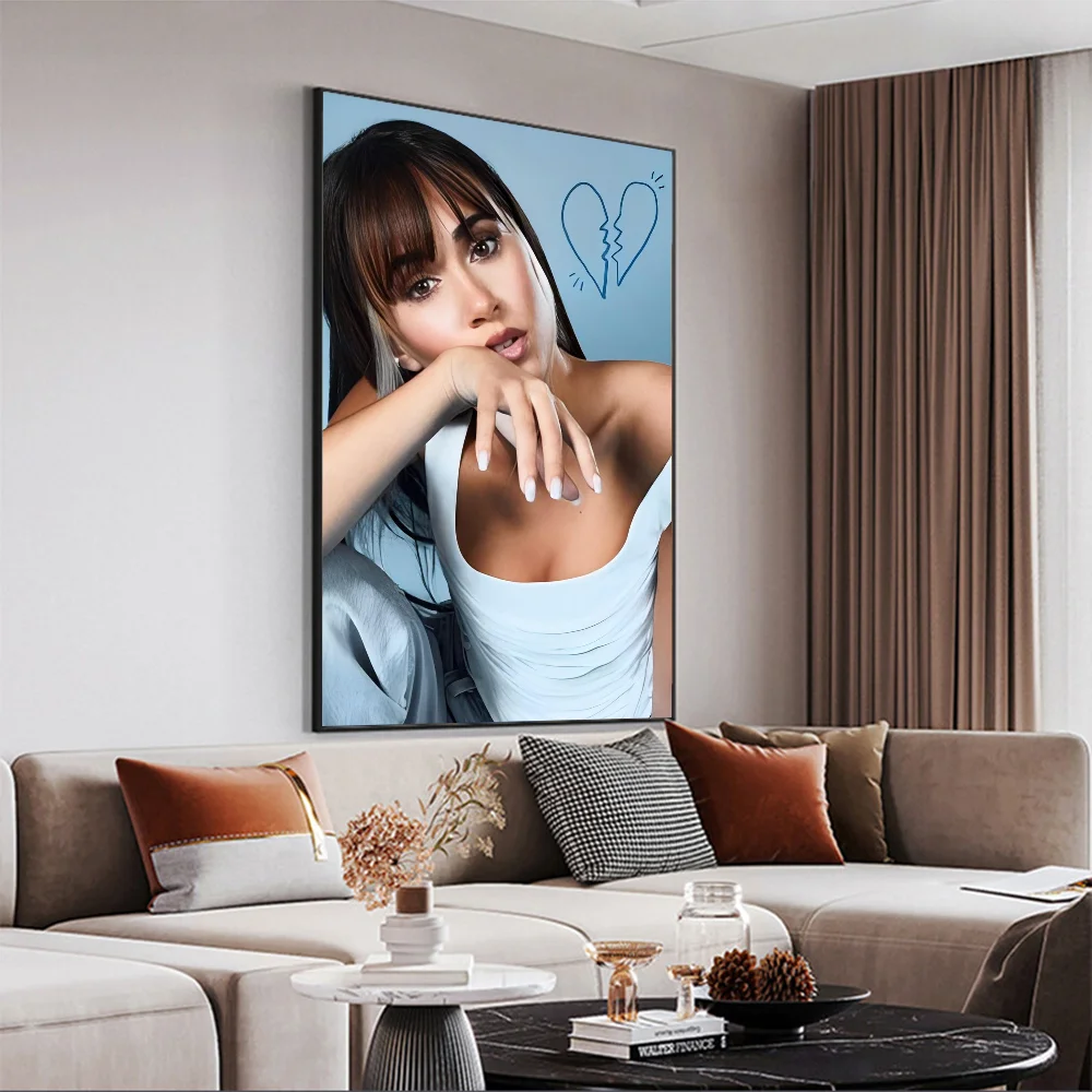 Aitana Ocanaes Singer Movie Sticky Posters Retro Kraft Paper Sticker DIY Room Bar Cafe Aesthetic Art Wall Painting