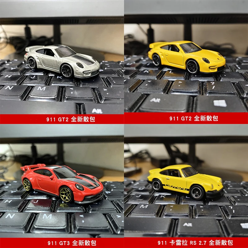 1:64 Маленький спортивный автомобиль 911 GT2 356 Outlaw Taycan Turbo S Дорожный Skyline Bat Cart Модель