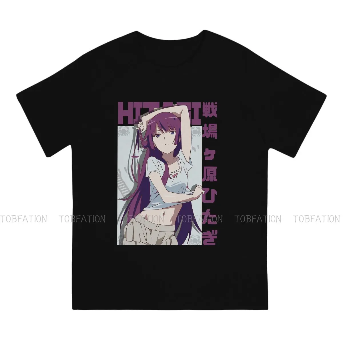 Футболка Monogatari для молодых людей странная художественная чтения senjougaхара Hitagi