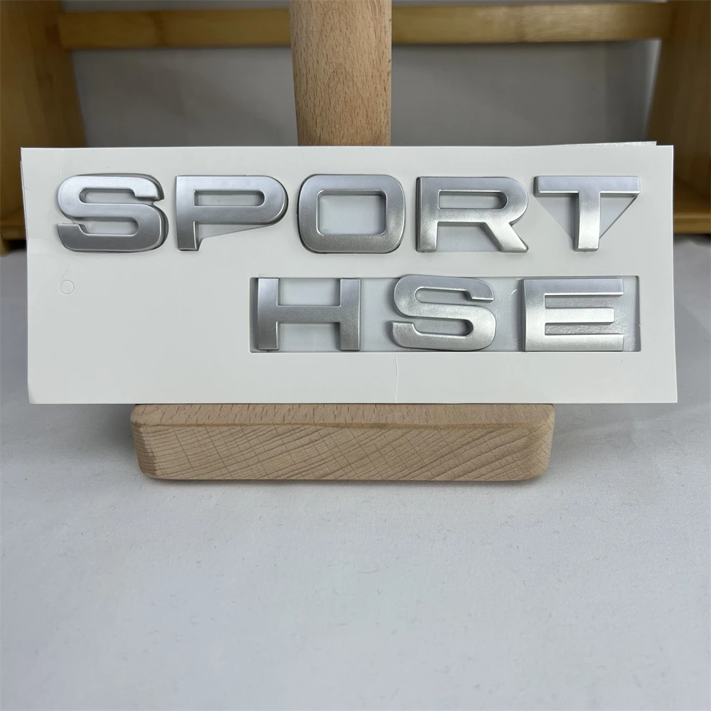 

Автомобильные наклейки, пластиковые черные, серебряные 3D эмблемы, тип логотипа багажника, замена украшений для Land Rover Range Rover SPORT HSE, аксессуары