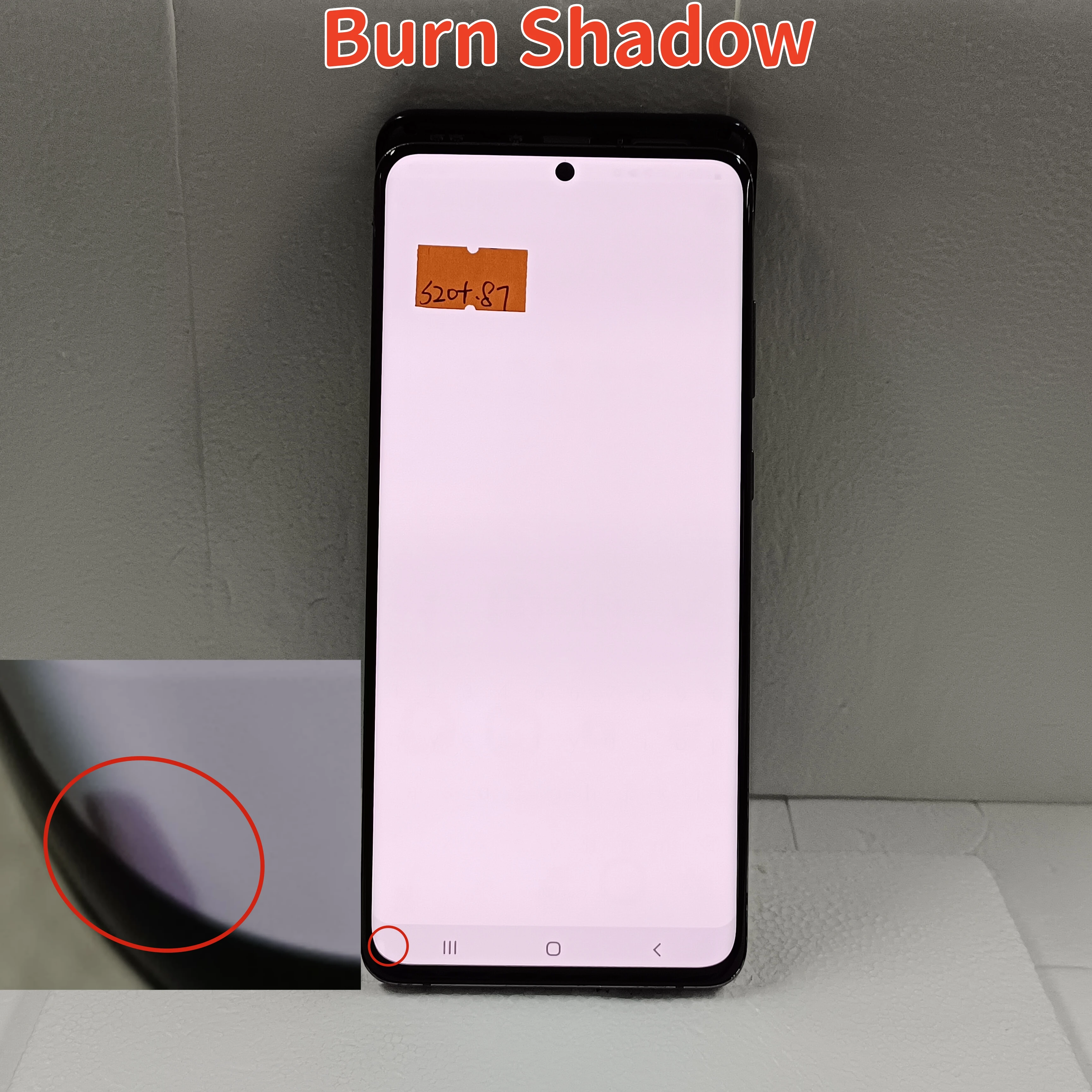 6 7 ''для Amoled для Samsung S20 plus Замена сенсорного ЖК-дисплея + G985a G985u G985f/ds с рамкой