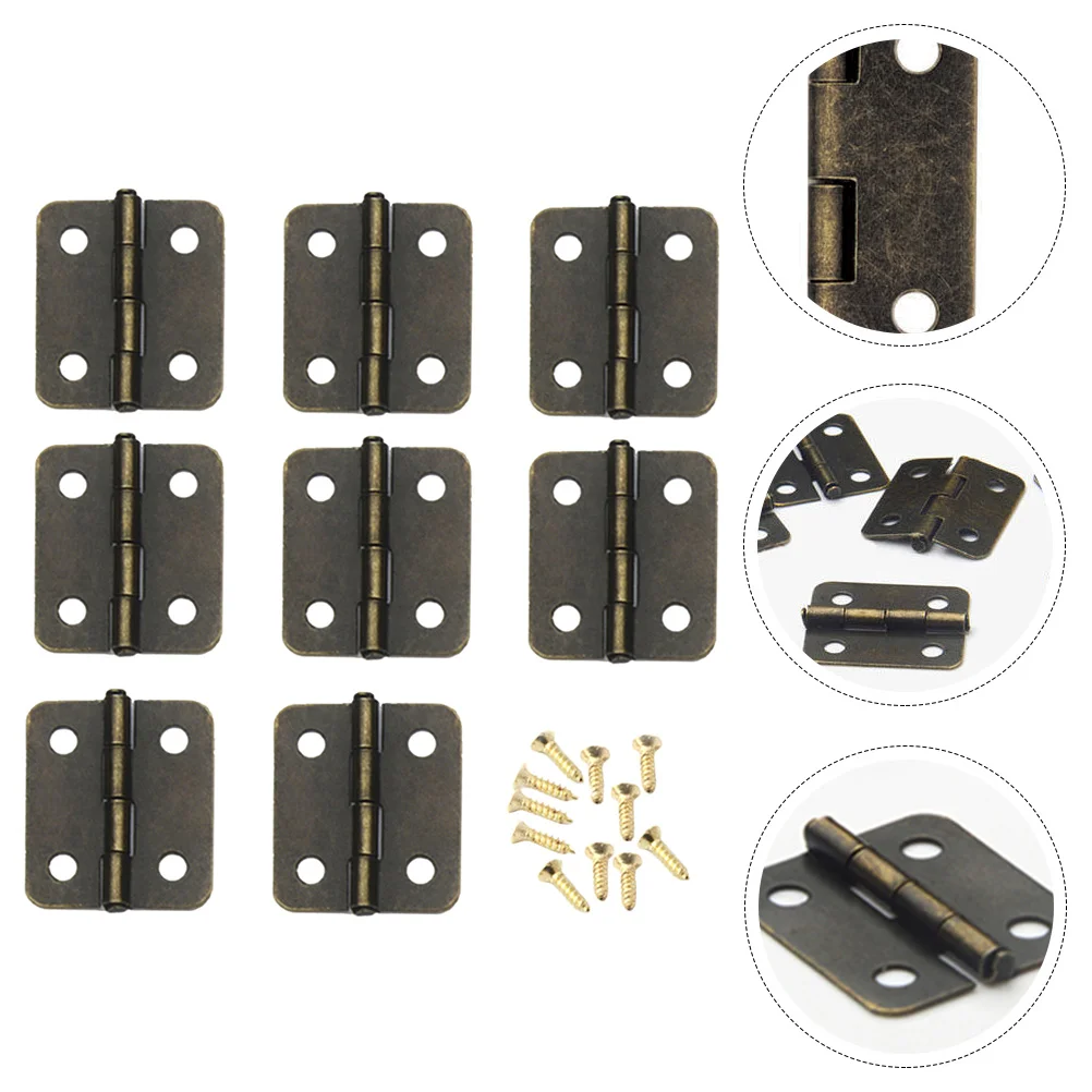 

Hinges Hinge Door Iron Box Minijewelrysteel Cabinet Tiny Boat Metal Hatch Furniture Gate Black Flat Wrought Retro Duty Heavy