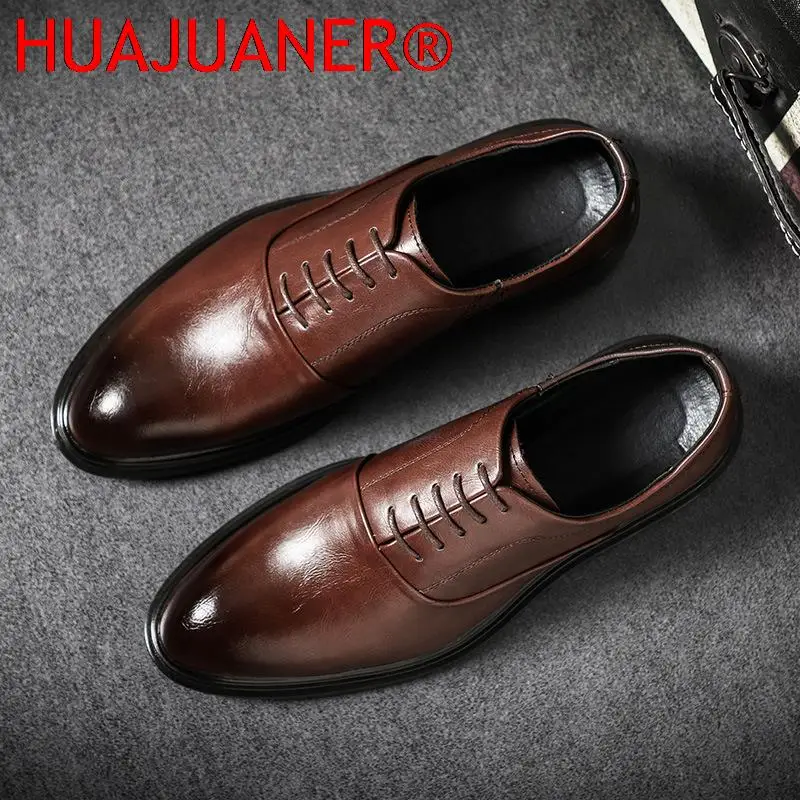 

Mens Formal Shoes PU skin Oxford Shoes For Men Italian 2022 Dress Shoes Wedding Shoes Laces Leather Brogues
