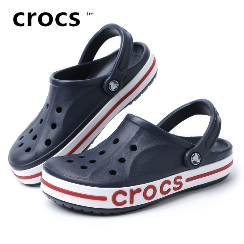 Мужские тапочки Crocs Classic Series летние пляжные непромокаемые мягкие сандалии из ЭВА