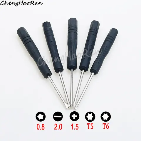 Отвертка Torx T5 T6 плоская, 2,0 дюйма, 1, 5 дюймов, 1 шт.