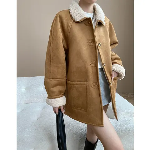 Женская зимняя шерстяная куртка Sherhure