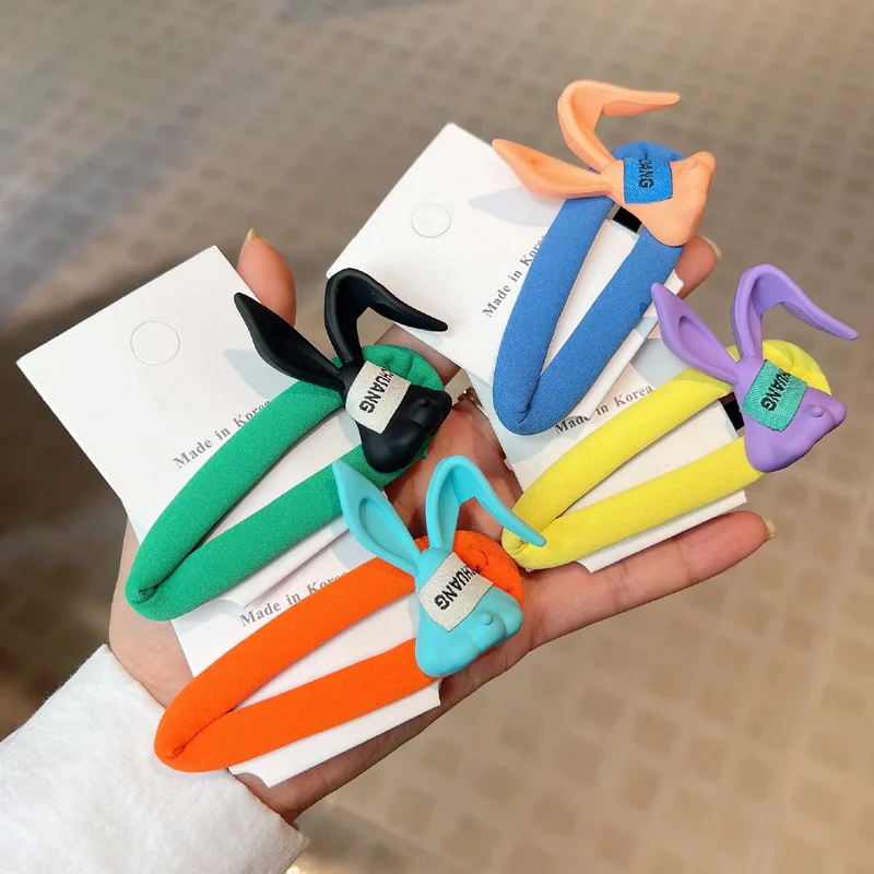 

Cartoon Rabbit Bunny BB Hair Clip Hairpin for Women Girl Korean Handmade Fashion Head Accessories Mujer Wholesale