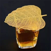 1pcs bodhi leaf tea filter creative net kong accessory chinese tea set teapot tea cup strainers leaf tea strainer