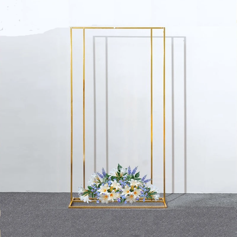 Свадебное украшение сцены блестящая плакировка Арка открытый цветок дисплей