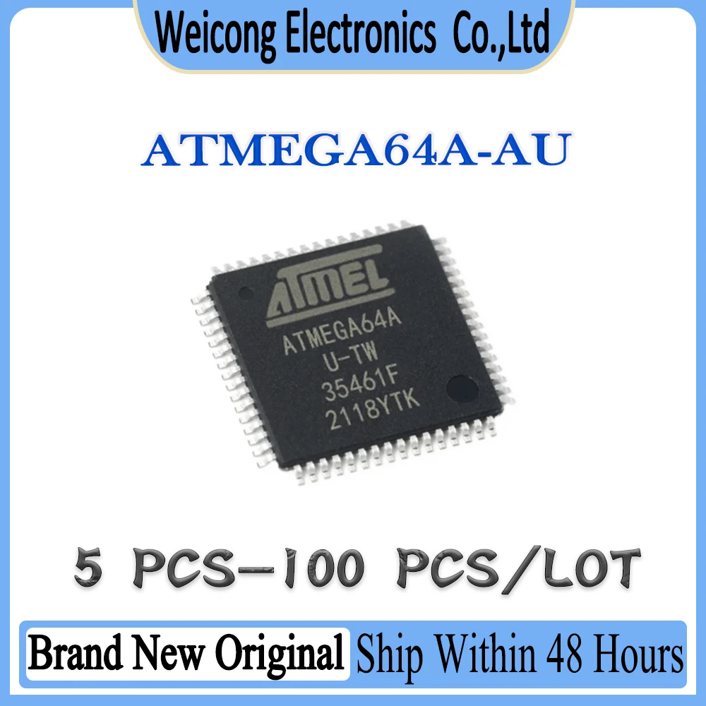 

100% Brand New Original ATMEGA64A-AU ATMEGA64A-A ATMEGA64A ATMEGA64 64A-AU ATMEGA6 ATMEGA ATMEG ATME ATM AT IC MCU Chip TQFP-64