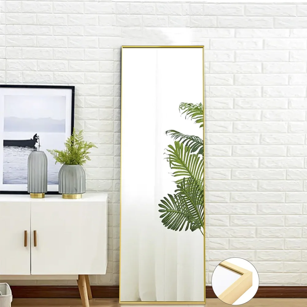 

59" x 15.7"Full Length Mirror Floor Mirror Hanging Standing Or Leaning Bedroom Minimalist Modern Furniture Bathroom Floor Mirror