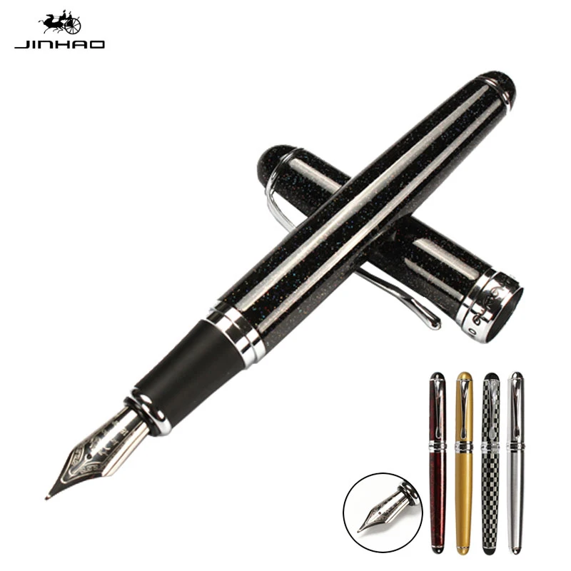 Ручка перьевая Jinhao X750 металлическая с серебряным зажимом, 0,5 мм Ручка перьевая Jinhao X750 металлическая с серебряным зажимом, 0,5 мм