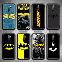 superhero dc batman phone case for redmi 9a 9 8a note 11 10 9 8 8t pro max k20 k30 k40 pro