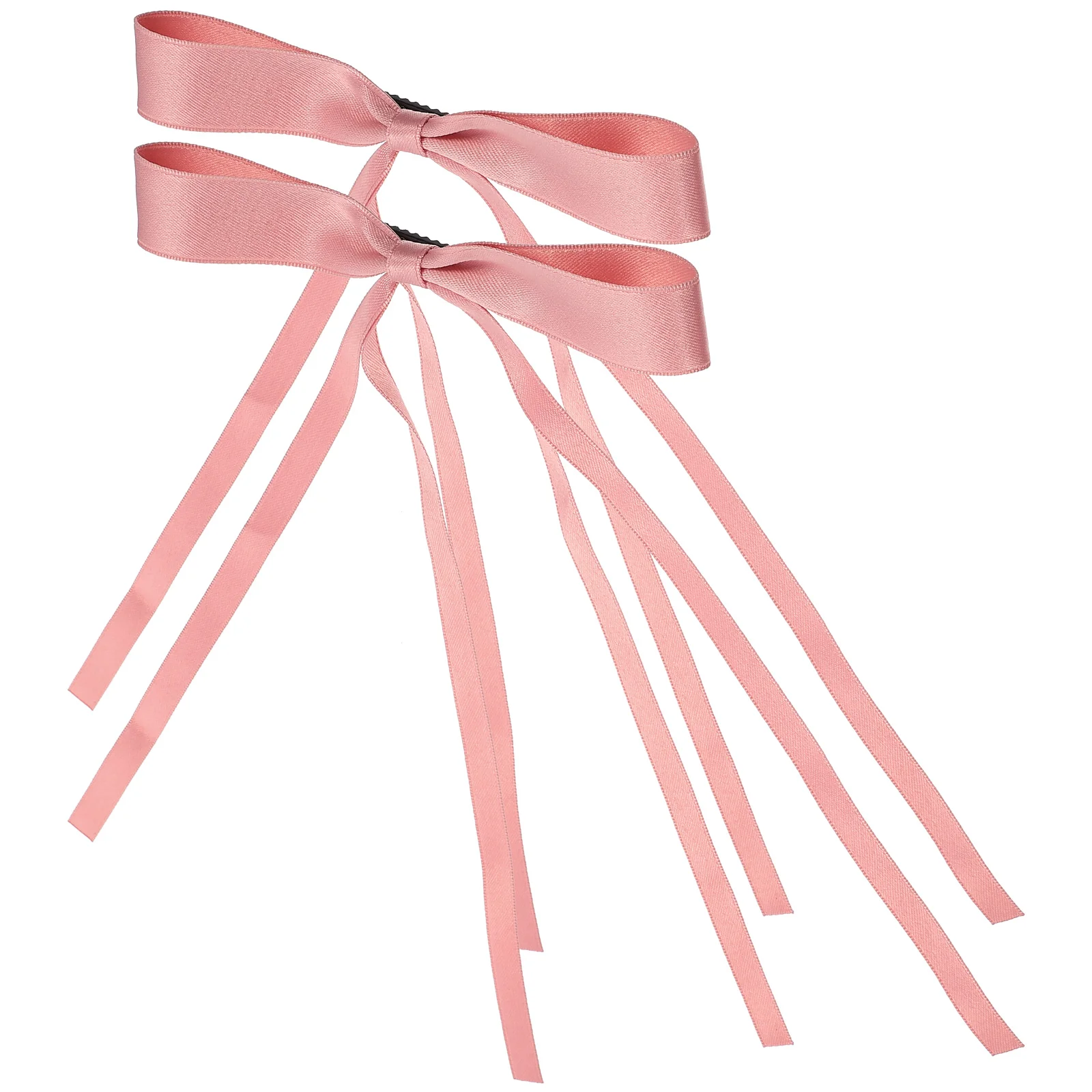 

2 Pcs Bow Hairpin Wedding Clips Sweet Alligator Kids Fabric Lolita Hairpins Bridesmaid
