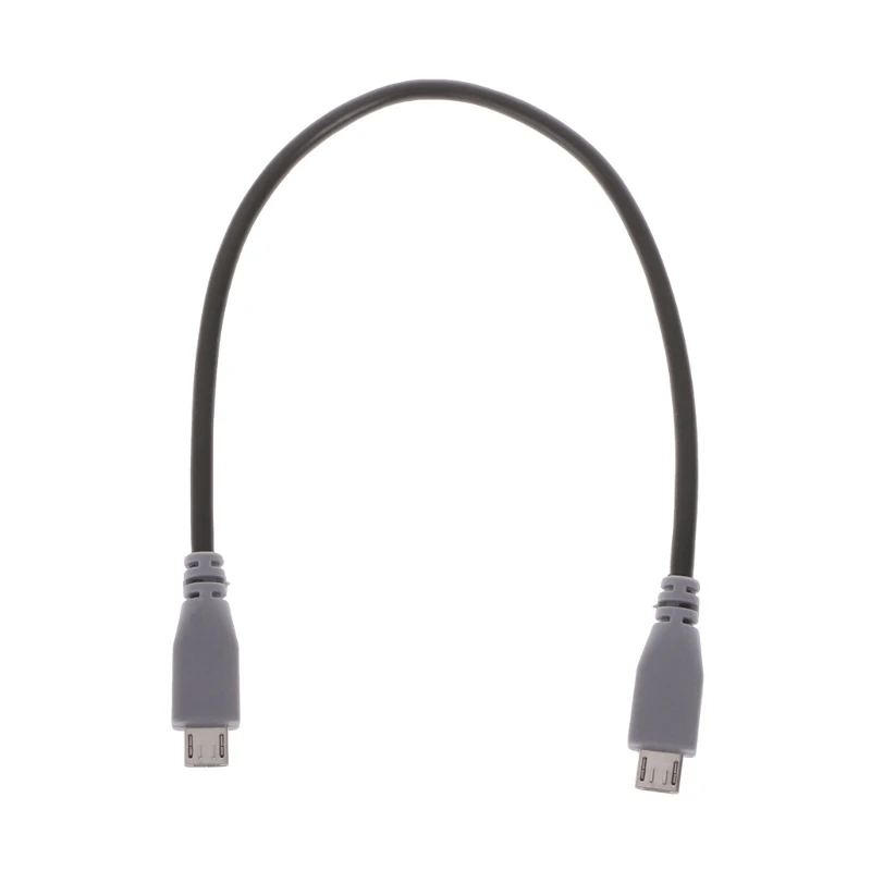 

Dropshipping 25/50/100cm Length Micro USB Type B to Micro B 5 Pin Male Data Sync Charger Cable OTG Adapter Lead Data Cord