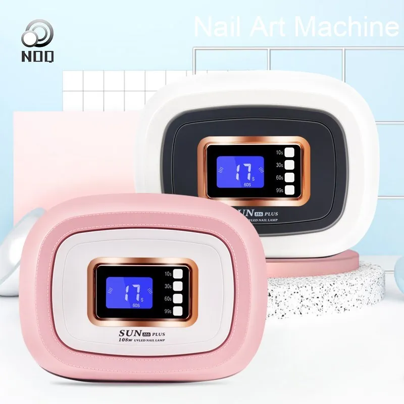 NOQ SUN H6 Plus UV LED Lamp Max84W For Nails 42Leds Nail Dryer Gel Drying Polish Varnish Manicure Ice Lamp Nail Art Tools