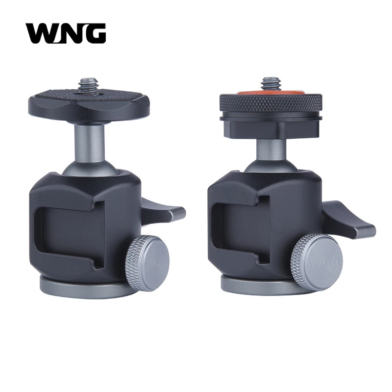 2 в 1 Мини Холодный башмак шариковая головка двойного использования 1/4 винт боковой Холодный башмак для DSLR ILDC камеры телефона Speedlite штатив селфи-палка