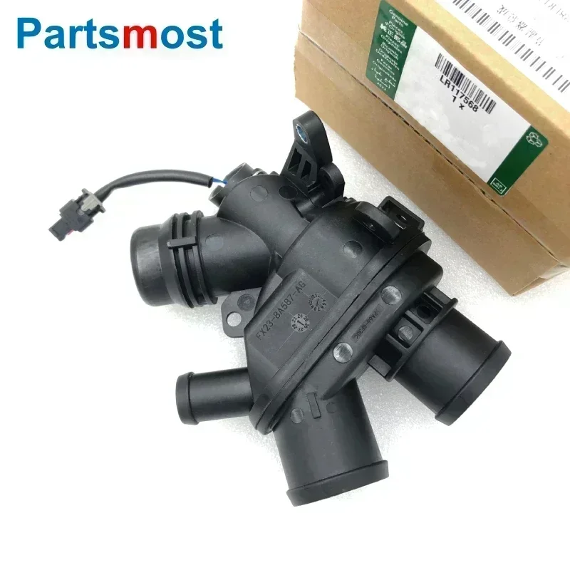 LR 062498 107288 117568 Корпус термостата бензиновой жидкости 3 0 с датчиком для Range Rover 13-RR