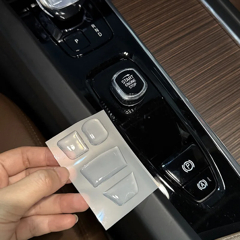 

4 шт., наклейка на кнопку центрального управления для Volvo XC60 XC90 S90 V90 S60 V60, аксессуары для украшения интерьера