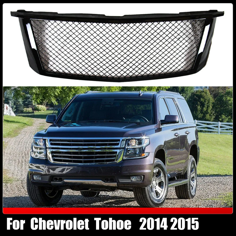 

Front Bumper Grill Hood Grille Auto Racing Car Grills High Quality Direct Replacement Grille For Chevrolet Tohoe 2014 2015