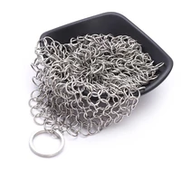 stainless steel kitchen cleaning ball ring cleaning brush household dish washing ring brush pot net brush ball kitchen accessory