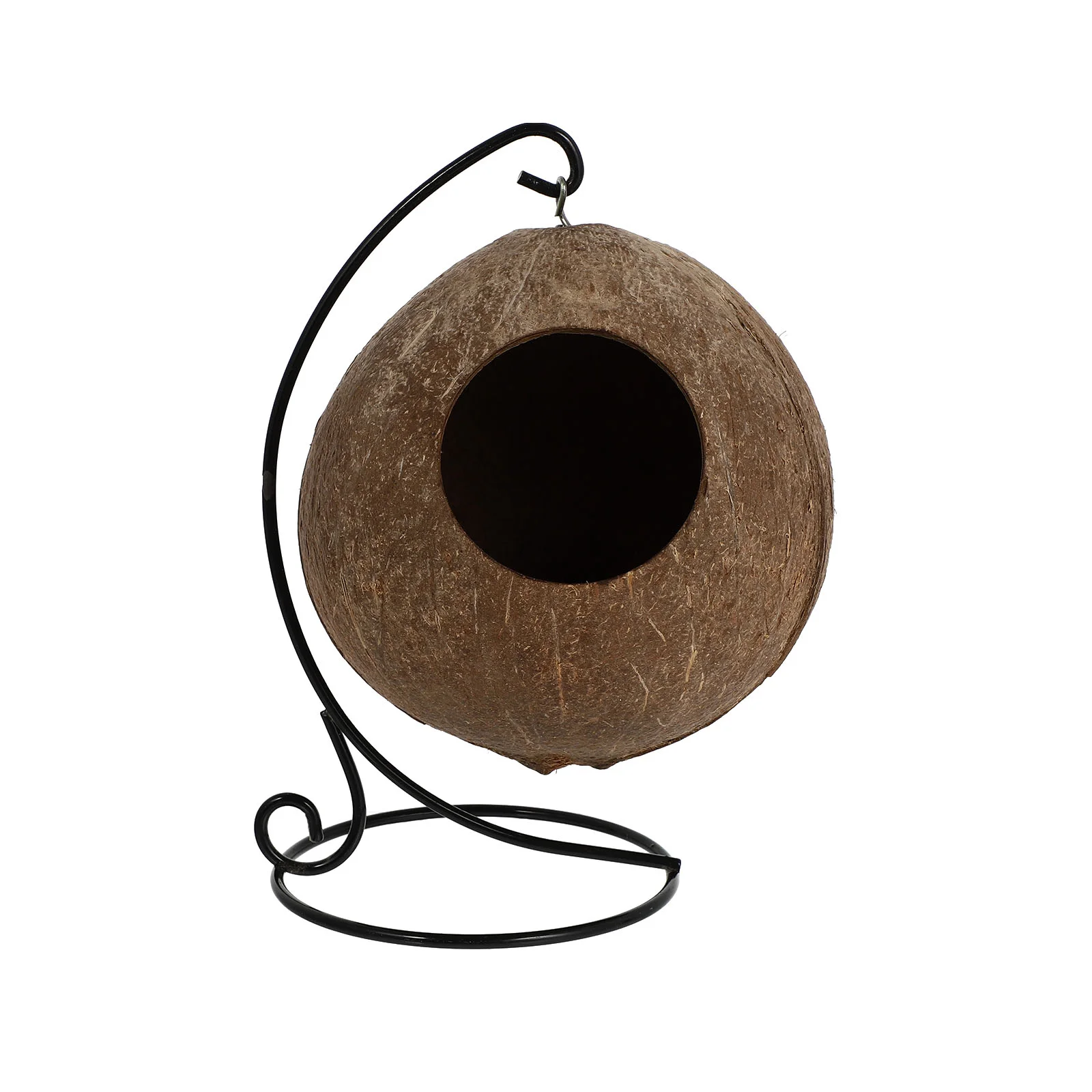 

Hamster Nest Small Pet Hanging Swing Coconut Shell Sleeping Bed Suspension Comfortable Guinea Hammock Animal Cage Accessory