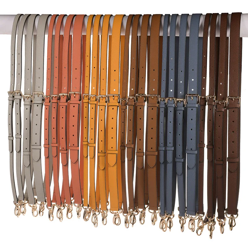 Регулируемый ремень для сумки из зернистой телячьей кожи переноски через плечо