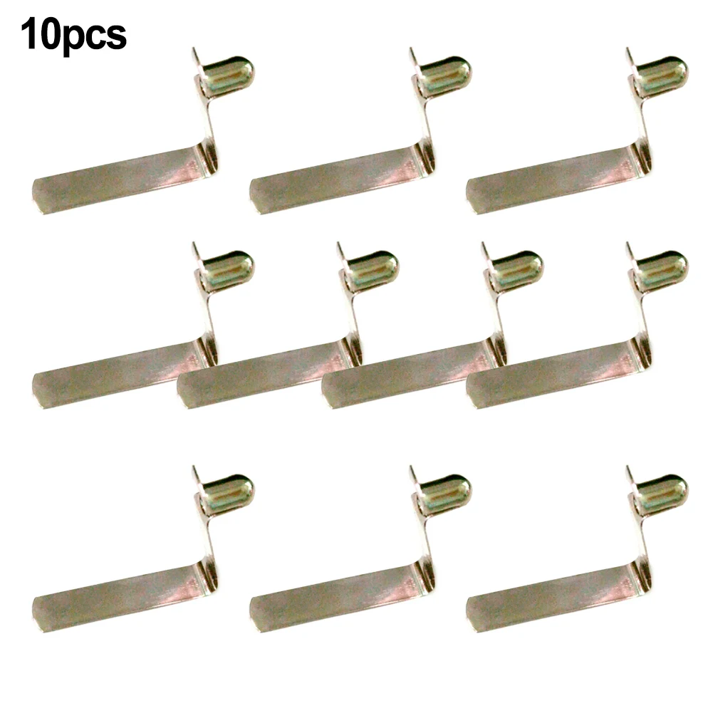 

Durable Spring Clips Part 10pcs Black For Tent Functional Kayak Locking Tube Metal Pole Professional Push Clip