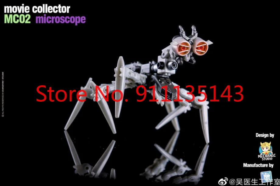 

New DR.WU Movie Collector MC02 Microscope hobby collection Action Figure Deformation Robot Deformed Holiday Gift