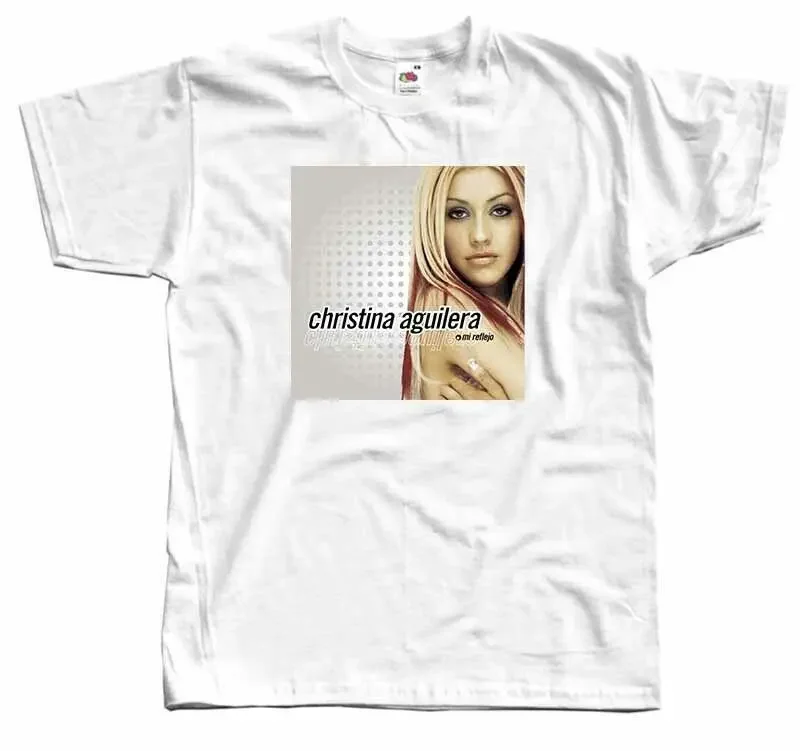 Christina Aguilera - Mi Reflejo Обложка альбома 2000 футболка DTG (белая) S-5XL