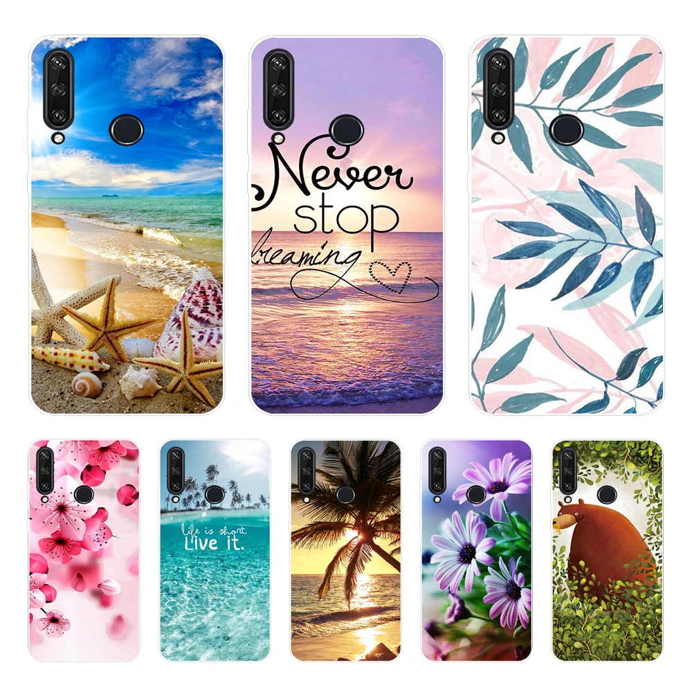 Чехол для Huawei Y6P чехол 6 3 дюйма мягкий силиконовый из ТПУ телефона y6p 2020 задняя