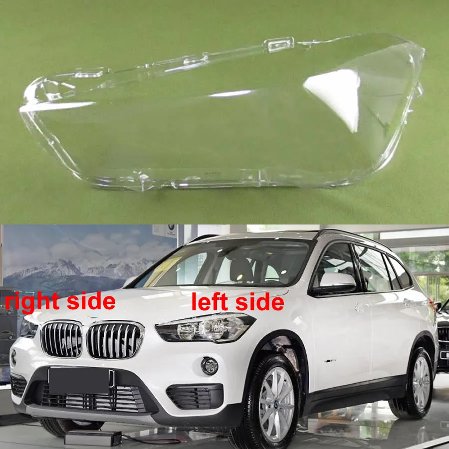 

For BMW X1 2016 2017 2018 Car Accessories Headlight Lens Cover Transparent Lampshade Headlamp Shell Plexiglass