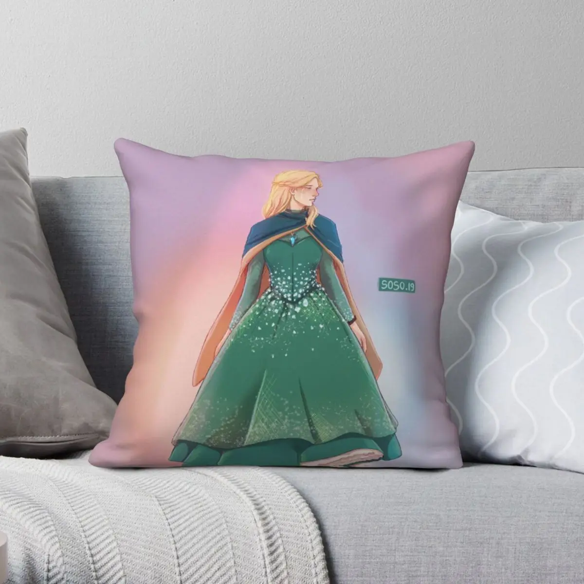 

Квадратная подушка Life Colors, искусственная подушка из полиэстера, льняной бархатной ткани, Декоративная Подушка на молнии, чехол для дивана, подушки