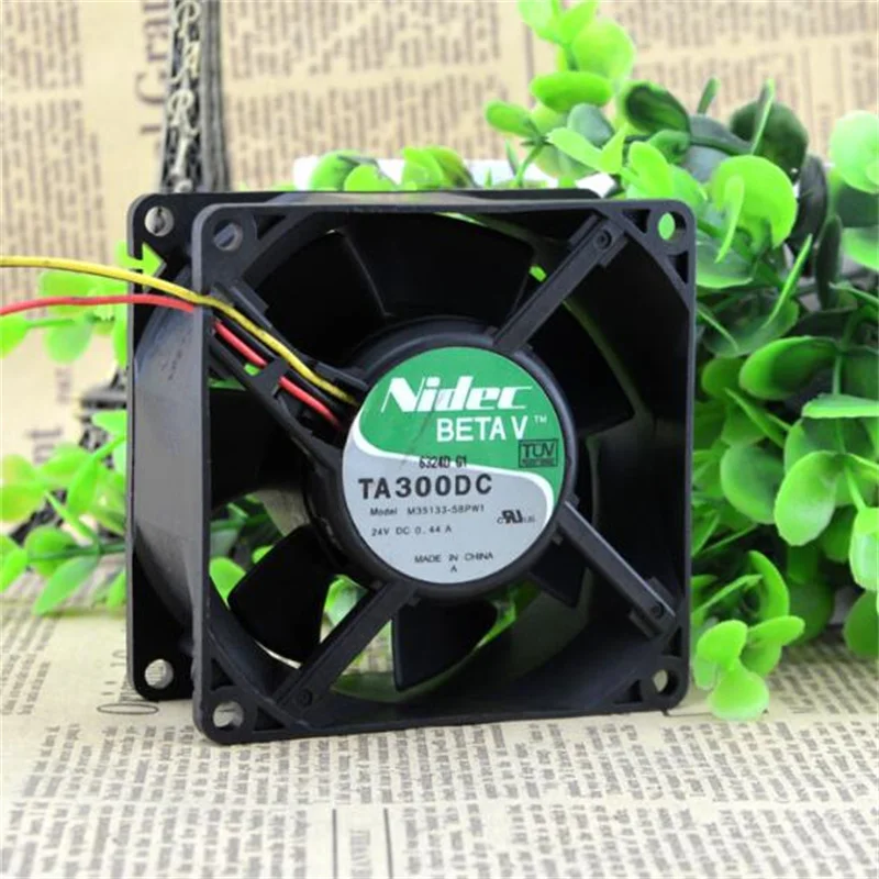 Оригинальный трехпроводной инверторный вентилятор Nidec TA300DC M35133-58PW1 DC24V 0.44A 8038