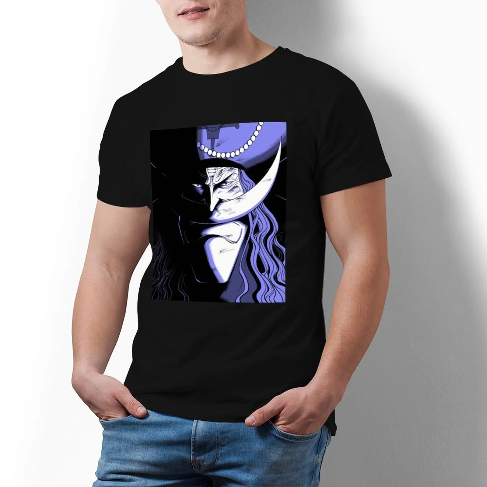 

Bandai One Piece Whitebeard Edward Newgate T Shirt Anime Man Casual T-Shirt Short-Sleeve Printed Cotton Tee Shirt