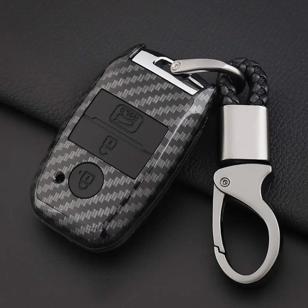 Умный чехол WH для ключей Kia Rio Ceed Soul Sportage Sorento Carens K5 Picanto kunstoff Protector Keyprotector Keychain For
