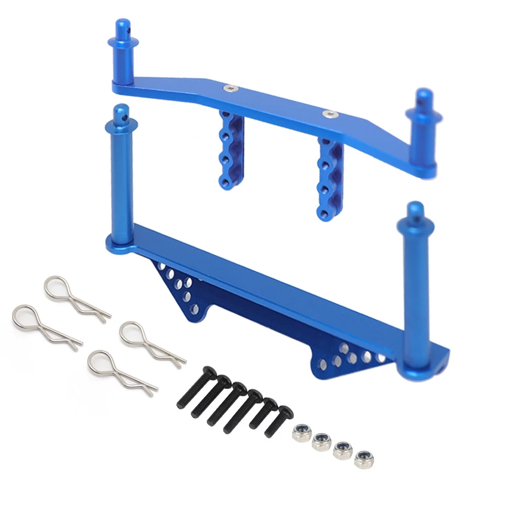 

Metal Front & Rear Body Mounts with Body Posts Upgrade Parts for 1/10 Traxxas Slash 2WD Rustler Stampede VXL RC Car,2